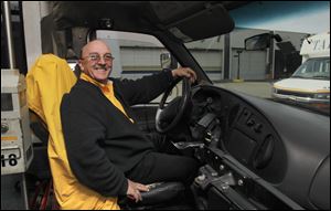 On a seat after a run, TARPS bus driver Ron Guy found a wad that turned out to be $1,220. Then he called the dispatcher for the service offered to people with disabilities.