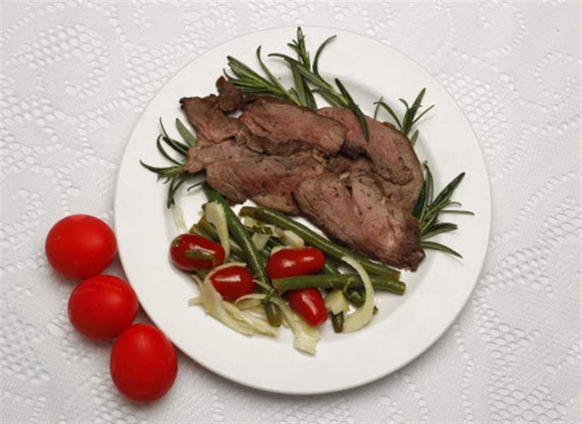 easter-food-grilled-lamb-hot-cross-buns-hard-boiled-eggs