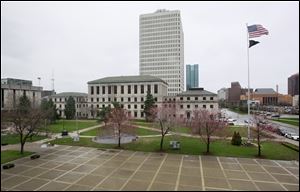 The historic Lucas County sheriff’s residence and jail is considered a key building in downtown Toledo’s Civic Center Mall even though it has sat empty for years and the interior has fallen into disrepair.