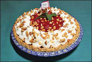 Phyllis Szymanek’s Royal Macadamia Raspberry Pie.