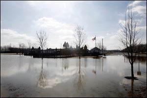 The Blanchard River has sent water into Findlay's streets numerous times in the past. The city's worst flood occurred in 1913, when the river crested at 18.5 feet.