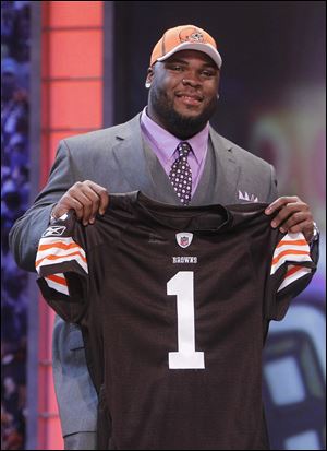 Baylor defensive tackle Phil Taylor -- picked at No. 21 by Cleveland -- recorded 62 tackles for the Bears  last season while playing nose tackle.