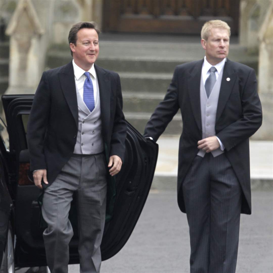 Royal-Wedding-Day-David-Cameron-arrives