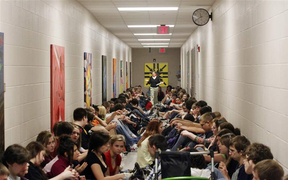 maumee-high-school-christa-leopold-tornado-warning