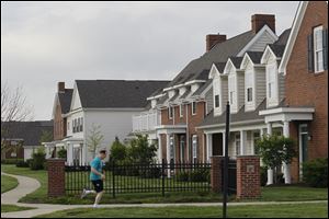 Apartments and condos at Levis Commons are examples of Perrysburg's growth in housing units in the past decade.