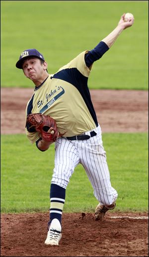 Jesse Adams, a junior pitcher, is 10-0 with a 1.21 ERA. He’s allowed just eight earned runs in 46 innings. As a leadoff hitter, he’s batting .514 with four home runs and 25 RBIs.