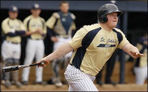 Nate Pearson, a junior first baseman, is hitting .458 with two home runs and 37 RBIs. The Titans play Perrysburg Thursday in the Division I regional semifinals.