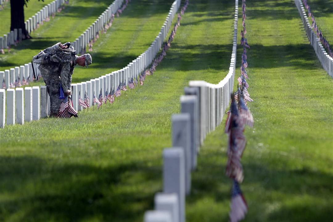 Arlington-American-flags