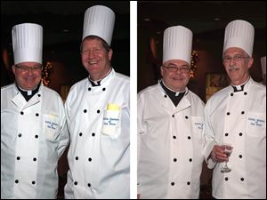 From left: Monsignor Marv Borger, Rev. Dave Cirata, Monsignor Charles Singler, and Rev. Ron Olszewski.