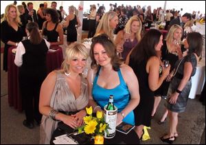 Hollie Roberts, left, and Ellen Grachek at the Share Our Strength event.