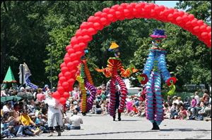 The annual Parade the Circle in Cleveland's University Circle always promises to be a colorful event. 
