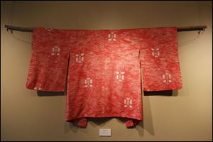This hand-painted juban would be worn under a man’s kimono.