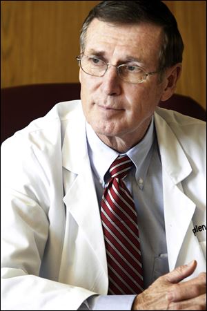 “Once you’re there, it’s tough to say ‘I’m done,’” says Dr. Ralph Whalen of Toledo Hospital.