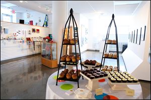 Some of the treats at Death By Chocolate, presented by Toledo School for the Arts.