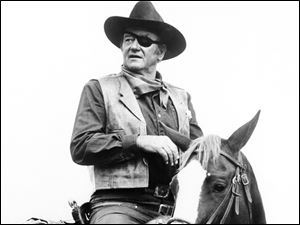 John Wayne appears in a scene from 'True Grit.' 