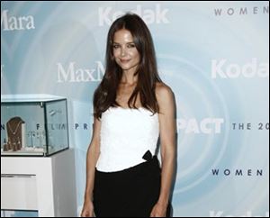 Actress Katie Holmes, recipient of the Women In Film Max Mara 