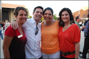 Megan Meyer-Foos, John Mangas, Aniata Lopez, and Miranda Jarouche at Summerfest.