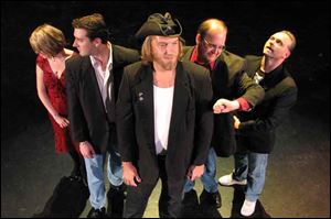 Members of the band The Polka Floyd Show.