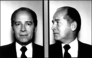 Seen in these 1984 photos, James 'Whitey' Bulger, a notorious Boston gangster on the FBI's 