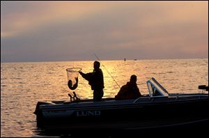 Teresa Fedor, a Toledo Democrat, says heavy withdrawals of water from Lake Erie could endanger fishing.
