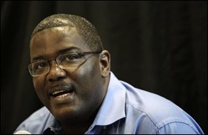 Detroit Pistons president of basketball operations Joe Dumars 
