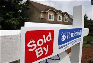 Average home prices fell from a year ago and were still at levels seen in the summer of 2003.
