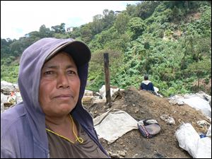 Brenda Judith Lopez works 11 hours a day, six days a week at the dump for as much as $90 or as little as $18. She says her job’s been a blessing; she’s been able to raise her six children.