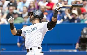 Toronto Blue Jays' Jose Bautista will lead the American League lineup.