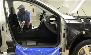 Ben Edwards, a former housing contractor, is a team leader at the Volkswagen plant in Chattanooga, Tenn.
