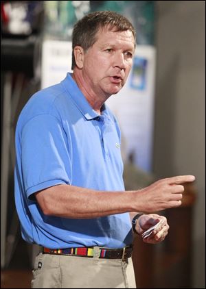 Gov. John Kasich says House Bill 231 does not allow for sufficient monitoring of withdrawals or usage of Lake Erie water.