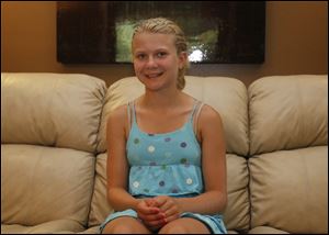 Kayla Caswell, 11, of Whitehouse will be among 14 other students at the Young Women's Summer Institute.