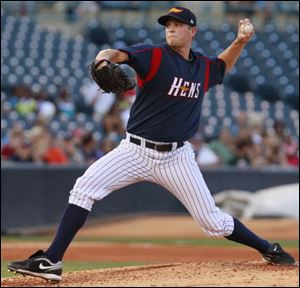 Andy Oliver was tagged for six runs — five earned — in 4 2/3 innings pitched Monday night against Syracuse to drop his record with Toledo to 6-8 on the year. He walked two and struck out seven.
