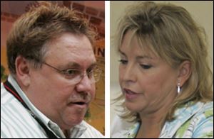 Dennis Lange defends his work with the Board of Elections. He and Kelly Mettler were officially told they were fired Tuesday.