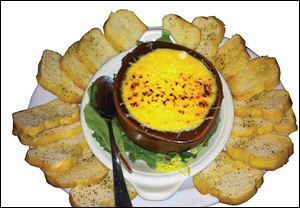 Bubba's seafood dip at Basin St. Grille.