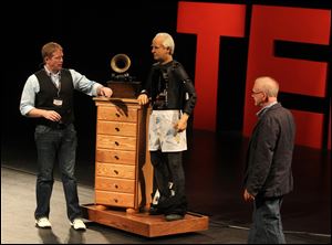 Artists, CEOs and comedians took the stage at Bowling Green University's Kobacker Hall on Friday. 640 people attended the sold out event.
