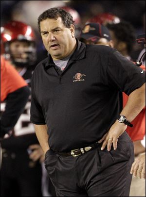Brady Hoke was the San Diego State head coach for two seasons (2009-10) before heading to UM.