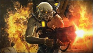 A screen shot from Resistance 3.