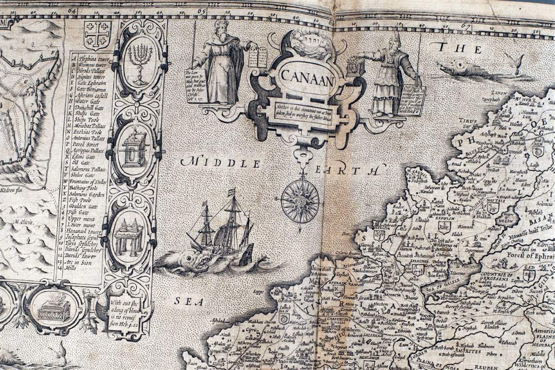 Map-page-from-the-King-James-Version-bible