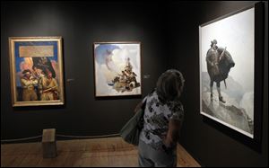 This year is the 100th anniversary of the publication of Robert Louis Stevenson's 'Treasure Island' with illustrations by N.C. Wyeth, and all 16 paintings created by Wyeth will be on display together for the first time since they left the artist's studio a century ago. 