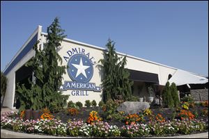 The facade on Admiral's American Grill at The Dock's on September 13, 2011.