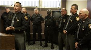 Ottawa County Sheriff's deputy Steve Levorchick speaks about his experiences during Hurricane Katrina. Levorchick has been named the new Ottawa County Sheriff.