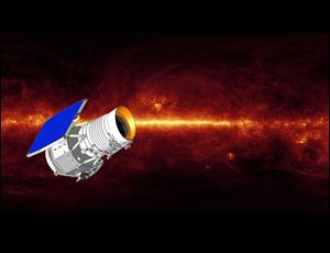 In this undated artist's rendition released Thursday  by NASA/Jet Propulsion Laboratory, showing WISE, (Wide-field Infrared Survey Explorer), NASA on said its sky-mapping spacecraft called WISE has discovered 911 of 981 of the largest asteroids and has found more than 90 percent of the biggest asteroids that might pose a threat to Earth.