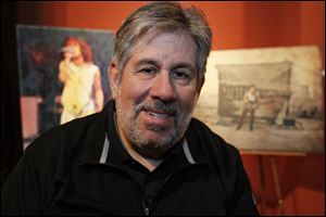 Harry Sandler, photographer, at 20 North Gallery in Toledo, Ohio on, May 16, 2011. Harry Sandler, a veteran rock 'n' roll photographer and tour manager will show his work at an exhibit this October to help raise money for 1Matters and Toledo-area homeless.