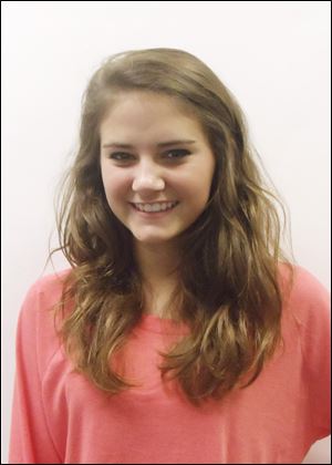 Joie Hoeflinger, a junior tennis player at Anthony Wayne High School.
