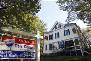 A home for sale in Newton, Mass. 