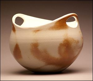 One of the clay pieces in the American Gallery show, 