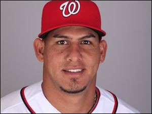 Wilson Ramos of the Washington Nationals baseball team. 