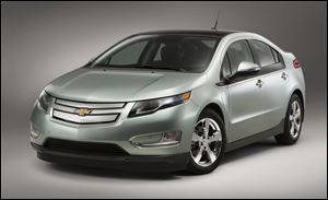 General Motors 2011 Chevrolet Volt is battery powered for the first 25 to 50 miles after charging up. The revolutionary, electric-powered Chevy Volts on-board generator automatically provides additional electricity to continue on for another 300 miles, when needed.