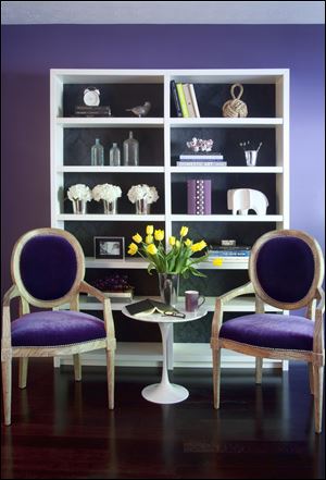Brian Patrick Flynn decorated this sitting room, featured on 