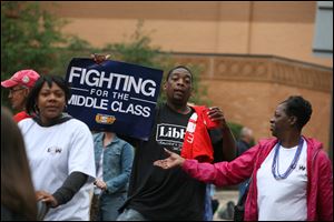 Senate Bill 5 opponents billed their cause as a fight for the middle class.